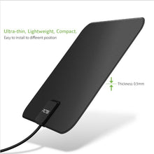 Bargain Deal HDTV Digital TV Amplified 10 Feet Cable Indoor Antenna 25 Miles Long Range for Signal Enhancement - 4D's T&D Inc