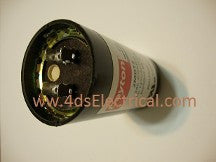 Motor Start Capacitor: 340-408 mfd (uf) 110-125 Vac - Part # 4DS340-90 - Price $7.20 - 4D's T&D Inc