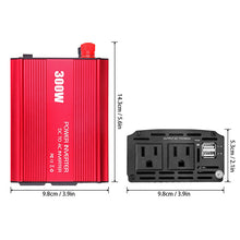 Onever Car Power Inverter Converter DC 12V to AC 110V Dual Outlets Modified Sine Wave Power with Dual USB 5V/2.1A Inverter - 4D's T&D Inc