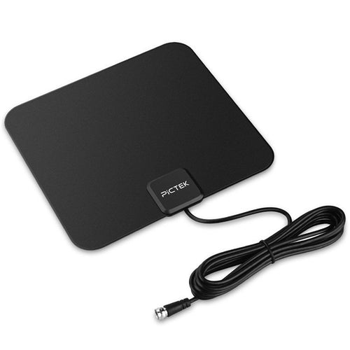 Bargain Deal HDTV Digital TV Amplified 10 Feet Cable Indoor Antenna 25 Miles Long Range for Signal Enhancement - 4D's T&D Inc