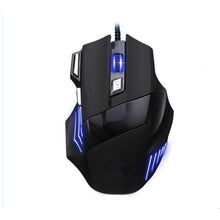 USB Wired Gaming Mouse Max 5500 DPI 7 Button LED Optical  Ergonomic computer mouse For Pro Gamer SHANSHAN Game - 4D's T&D Inc