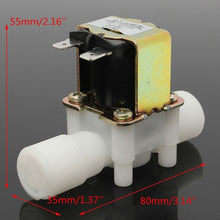 Electric Solenoid Valve 1/2" NC 12Vdc Magnetic Plastic Water Valve Air Control Switch Normally Close - 4D's T&D Inc