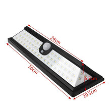 Waterproof Solar Light with 54 LED - White Solar Outdoor Lighting - PIR Motion Sensor - 4DS-59LSPIR - 4D's T&D Inc