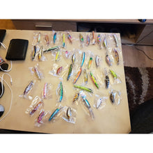 Fishing Minnow Lures Sets 43Pcs/set Mixed Models Fishing Lures 43 Clolor Mix Minnow Lure Crank Bait Tackle - 4D's T&D Inc