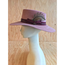 El Rosal Wide Brim Pork Pie Hat - Pink - 4D's T&D Inc