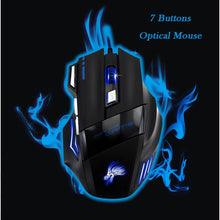 USB Wired Gaming Mouse Max 5500 DPI 7 Button LED Optical  Ergonomic computer mouse For Pro Gamer SHANSHAN Game - 4D's T&D Inc