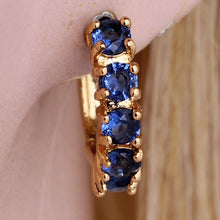 Girls Women Rhinestone Earrings Ear Hook Stud Jewelry BU 1 Pair - 4D's T&D Inc