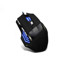 USB Wired Gaming Mouse Max 5500 DPI 7 Button LED Optical  Ergonomic computer mouse For Pro Gamer SHANSHAN Game - 4D's T&D Inc