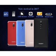 New Hot Seller Phone 4G LTE Smartphone 5.5 Inch Fingerprint Quad Core 2GB+16GB Touch Celular Android 7.0 13.0MP Dual SIM XGODY D22 - 4D's T&D Inc