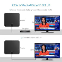 Bargain Deal HDTV Digital TV Amplified 10 Feet Cable Indoor Antenna 25 Miles Long Range for Signal Enhancement - 4D's T&D Inc