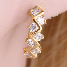 Earrings 1 Pair Girls Women Rhinestone Earrings Ear Hook Stud Jewelry - 4D's T&D Inc
