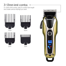 Turbocharged 2018 New 110v-240v Rechargeable Hair Clipper Professional Hair Trimmer Adjustable 5W Hair Clipper Men Kids Haircut Tool - 4D's T&D Inc