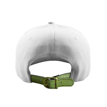 White Snapback Hat with Gold Chain - 4D's T&D Inc