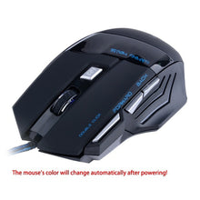 USB Wired Gaming Mouse Max 5500 DPI 7 Button LED Optical  Ergonomic computer mouse For Pro Gamer SHANSHAN Game - 4D's T&D Inc