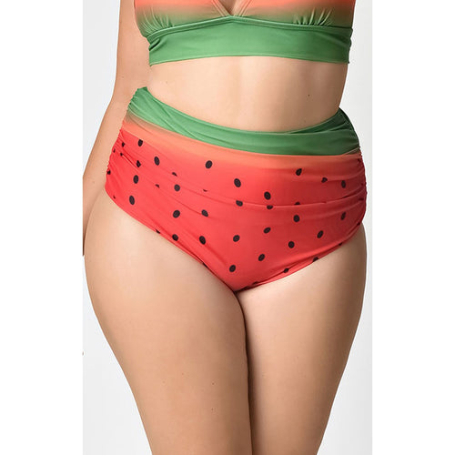 BARGAIN Women Sexy Beachwear Georgiana Swim Suit Top Bottoms Lulu Watermelon - 4D's T&D Inc