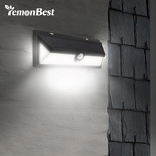 Waterproof Solar Light with 54 LED - White Solar Outdoor Lighting - PIR Motion Sensor - 4DS-59LSPIR - 4D's T&D Inc