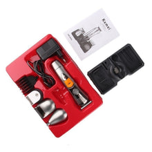 Rechargeable 7 in 1 Pro Barber Salon Hair Beard Cut Trimmer Clipper KEMEI KM-680A Cutter 110V-220V - 4D's T&D Inc