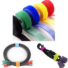 Reusable Magic Tape Hook 5M Self-Gripping Fastener Power Wire Loop Tape Nylon Straps Nylon Cable Ties Hose Tubes Deal - 4D's T&D Inc