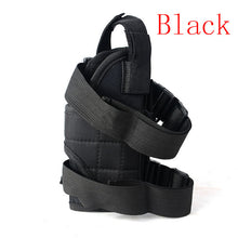Airsoft Military Tactical Left Hand Drop Pouch Tactical  600D Black Universal Pistol Drop Leg Left Hand Holster - 4D's T&D Inc