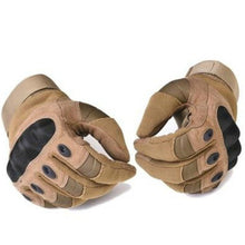 Gloves Hard Military Knuckle Tactical Gloves Motorbike Motorcycle ATV Riding Army Combat Full Finger Gloves for Men - 4D's T&D Inc