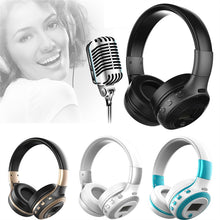 Multifunction Foldable Bluetooth Wireless Card Headset Over Ear Headphones with Microphone - 4D's T&D Inc