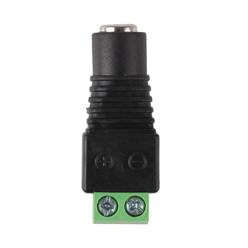 2 Pcs 12V DC Power Jack Connector Female Cable Adapter Plug for LED Light - 4D's T&D Inc