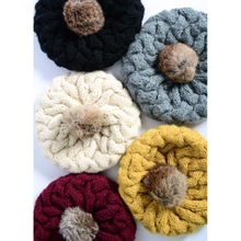 Beautifully Knit Ivory Beret Headwear Hair Management - 4D's T&D Inc