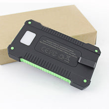 Solar Phone Charger PowerBank DCAE Real 10000mAh Power Bank Waterproof Shock drop resistance Dual USB Travel  For Android smart phone - 4D's T&D Inc