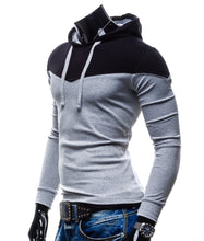 Men's Fashion Hoodies Slim Stitching Color hooded Pullover Sweatshirts winter Spring top 4DS-189MHS - 4D'S T&D Inc - 4D's T&D Inc