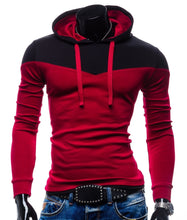 Men's Fashion Hoodies Slim Stitching Color hooded Pullover Sweatshirts winter Spring top 4DS-189MHS - 4D'S T&D Inc - 4D's T&D Inc