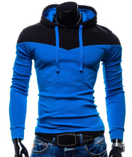 Men's Fashion Hoodies Slim Stitching Color hooded Pullover Sweatshirts winter Spring top 4DS-189MHS - 4D'S T&D Inc - 4D's T&D Inc