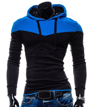 Men's Fashion Hoodies Slim Stitching Color hooded Pullover Sweatshirts winter Spring top 4DS-189MHS - 4D'S T&D Inc - 4D's T&D Inc