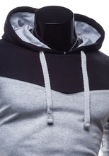 Men's Fashion Hoodies Slim Stitching Color hooded Pullover Sweatshirts winter Spring top 4DS-189MHS - 4D'S T&D Inc - 4D's T&D Inc
