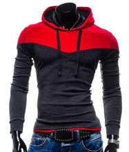 Men's Fashion Hoodies Slim Stitching Color hooded Pullover Sweatshirts winter Spring top 4DS-189MHS - 4D'S T&D Inc - 4D's T&D Inc