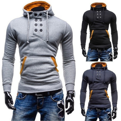 Autumn Winter Men's Fashion  Hoodie Fashion Men Tops - 4DS-171MFH - 4D's T&D Inc