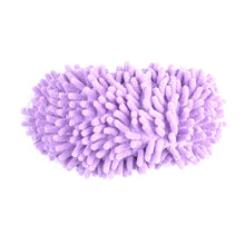 2 pcs Dusting Cleaning Foot Shoes Mop Slipper Floor Cleaner Purple - 4D's T&D Inc
