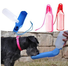 Pet Care portable Water bottle 250ML Outdoor Portable Pet Dog Water Bottles Fordable Tank Drinking Design Travelling Bowl Feeding - 4D's T&D Inc