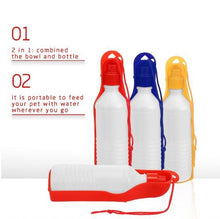 Pet Care portable Water bottle 250ML Outdoor Portable Pet Dog Water Bottles Fordable Tank Drinking Design Travelling Bowl Feeding - 4D's T&D Inc