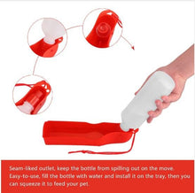 Pet Care portable Water bottle 250ML Outdoor Portable Pet Dog Water Bottles Fordable Tank Drinking Design Travelling Bowl Feeding - 4D's T&D Inc