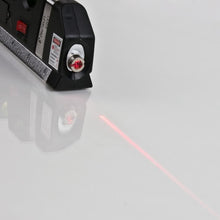 GD Multipurpose Laser Level Horizontal Vertical Line 8FT+Measure Tape Ruler Aligner Tool GN - 4D's T&D Inc