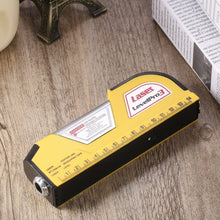 GD Multipurpose Laser Level Horizontal Vertical Line 8FT+Measure Tape Ruler Aligner Tool GN - 4D's T&D Inc