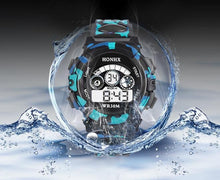 Fashion  Rubber Band Night Light Wristwatch Quartz Watch for Children Adult - 4D's T&D Inc