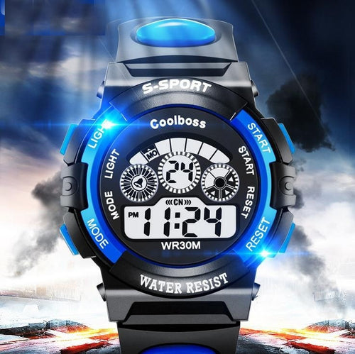 Fashion  Rubber Band Night Light Wristwatch Quartz Watch for Children Adult - 4D's T&D Inc