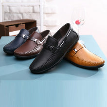 Big Size 38~45 High Quality Genuine Leather Men Shoes Soft Moccasins Loafers Fashion Brand Men Flats Comfy Driving Shoes -4DS-172MMS - 4D's T&D Inc