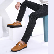 Big Size 38~45 High Quality Genuine Leather Men Shoes Soft Moccasins Loafers Fashion Brand Men Flats Comfy Driving Shoes -4DS-172MMS - 4D's T&D Inc