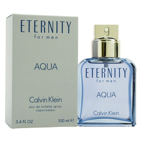 Eternity Aqua by Calvin Klein for Men - 3.4 oz EDT Spray - 4D's T&D Inc