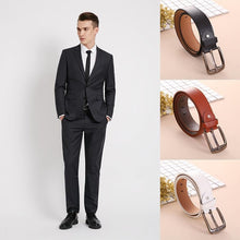 Men's Faux Leather Belt. Stylish Leather Waistband Belt. - 4D's T&D Inc