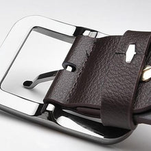 Men's Faux Leather Belt. Stylish Leather Waistband Belt. - 4D's T&D Inc