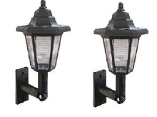 SOLAR POWERED LED OUTDOOR GARDEN FENCE WALL LIGHT LANTERN LAMP 4DS-196SOL - 4D's T&D Inc