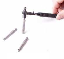 Ratchet Wrench Screwdriver Tool Easy Mini Wind approved Screwdriver Quarter Pole Socket Wrench Sets Of Rods 6.35 (Size: One Size) 4DS-151RRW - 4D's T&D Inc